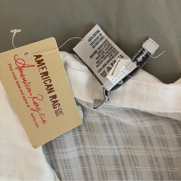 NWT American Rag Long Sleeve Western Bohemian Pheasant Lace Top - Size Small - Picture 6 of 7